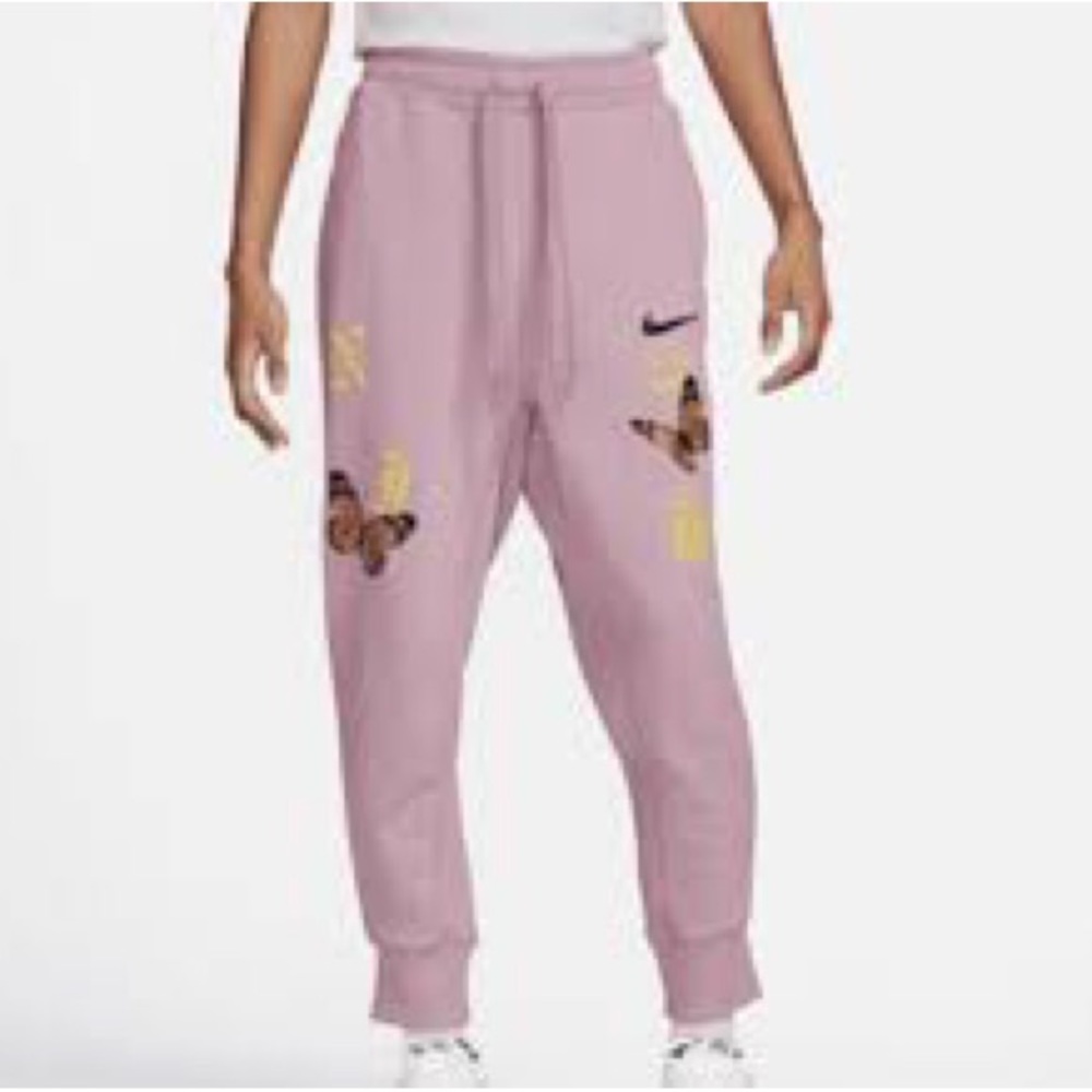 NIKE MENS FLEECE SWEATPANTS SIZE MEDIUM PURPLE DZ3050 522.NWT.
